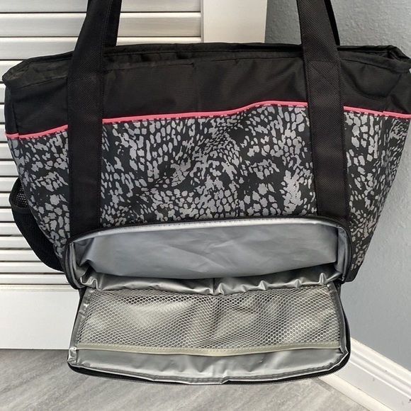 JAXX insulated meal prep tote bag grey & black - Picture 7 of 9